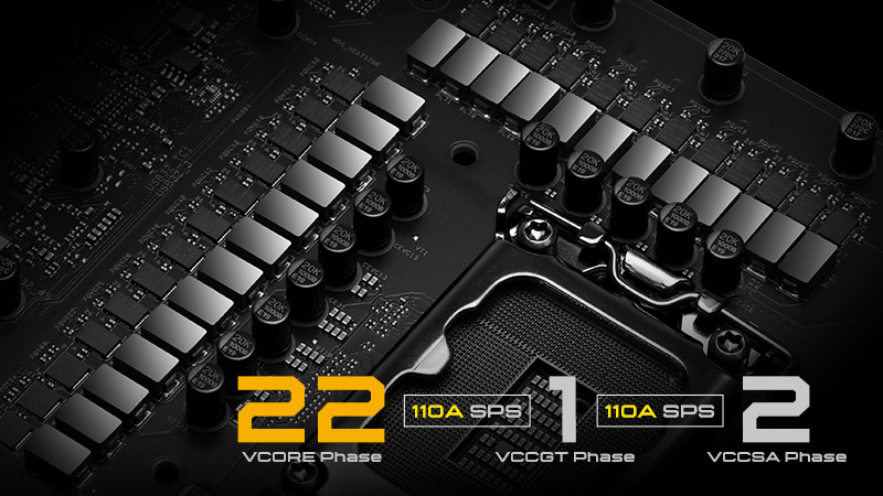 22+1+2+1+1 电源相、110A SPS