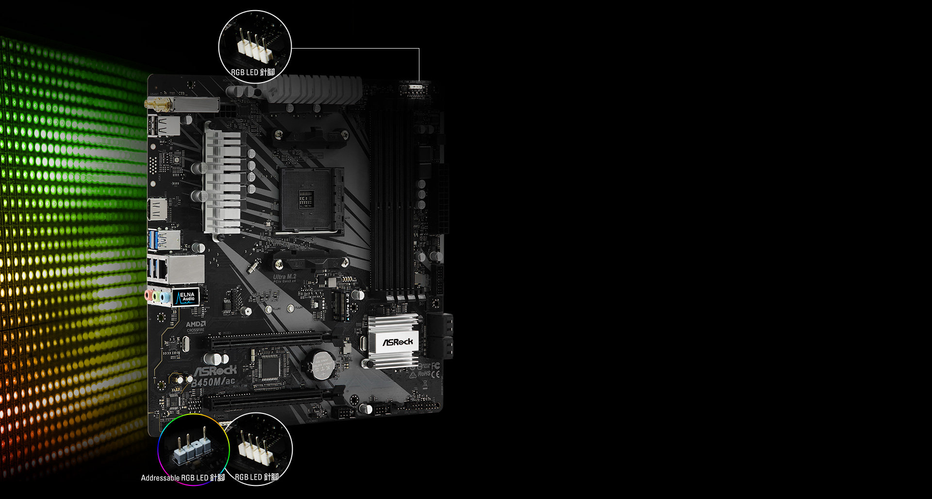 Polychrome LED(right)