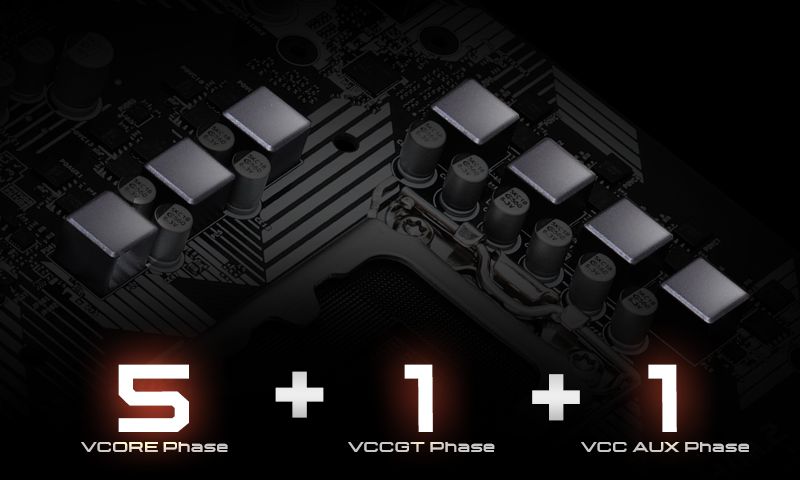 5+1+1 Power Phase Design