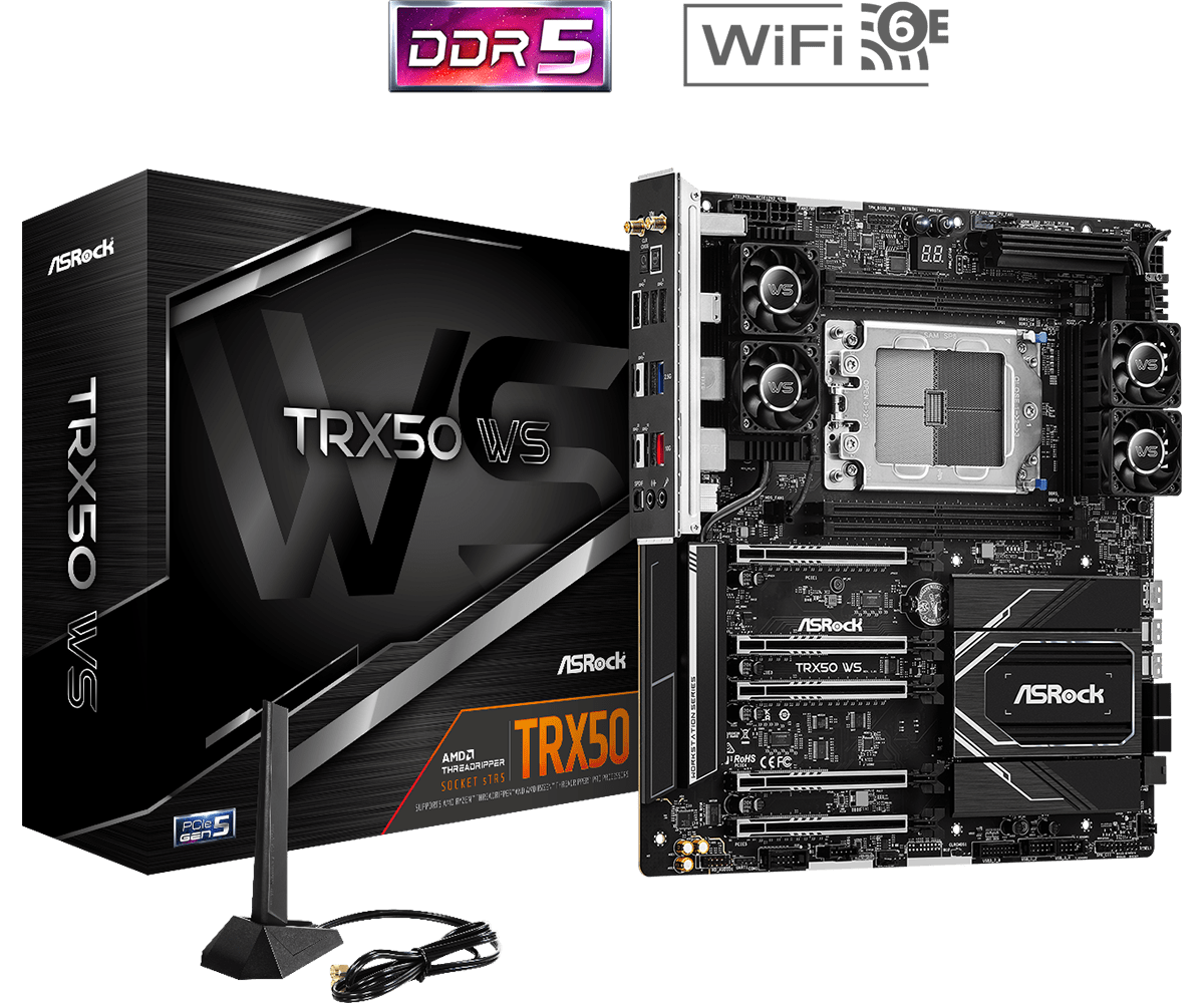 华擎科技 > TRX50 WS